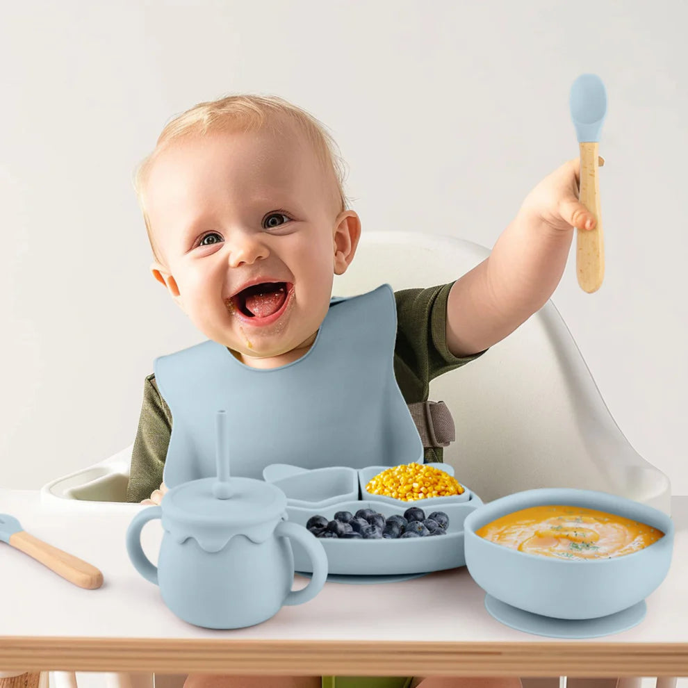 Silicone Baby Feeding Set 11pc Bundle