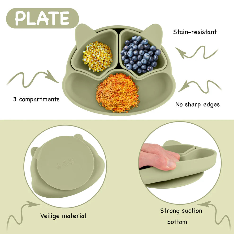 Silicone Baby Feeding Set 11pc Bundle