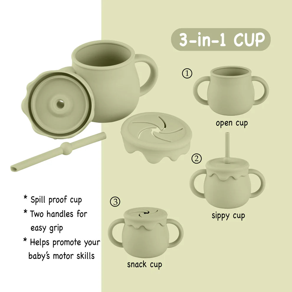 Silicone Baby Feeding Set 11pc Bundle