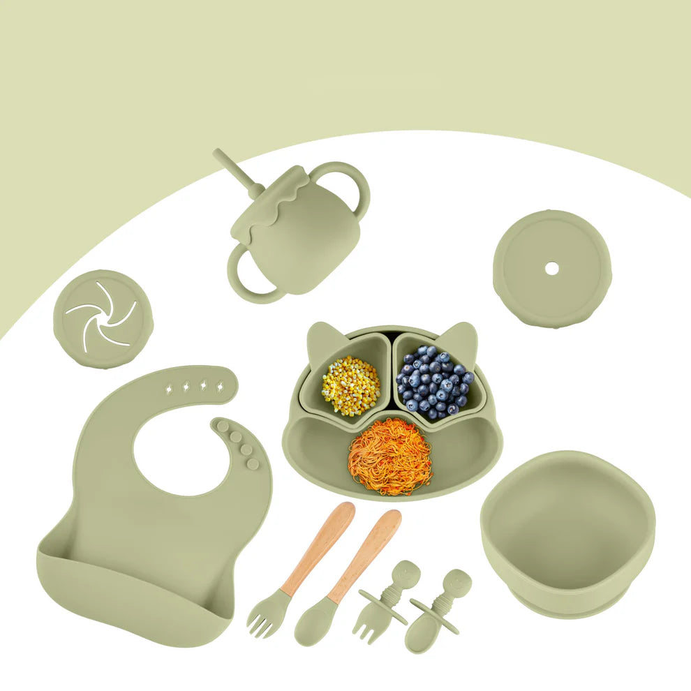 Silicone Baby Feeding Set 11pc Bundle