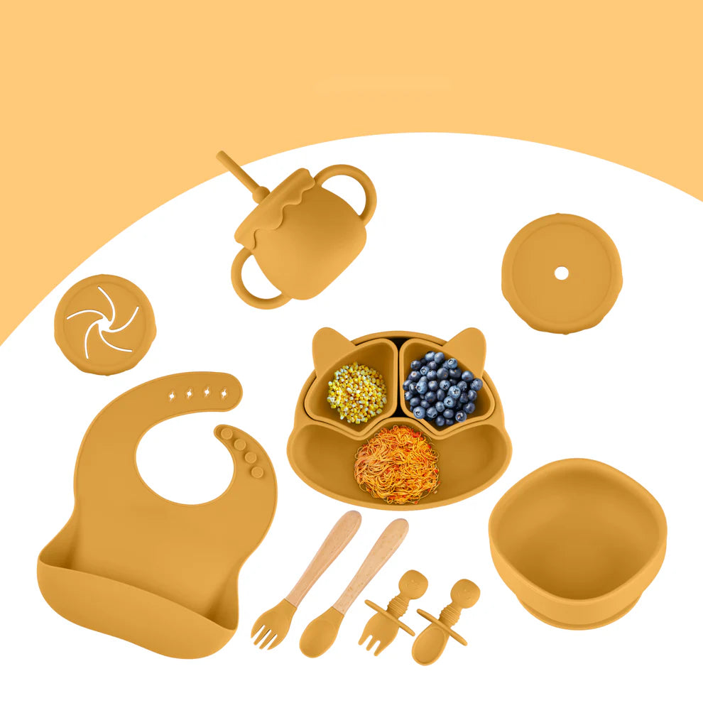 Silicone Baby Feeding Set 11pc Bundle